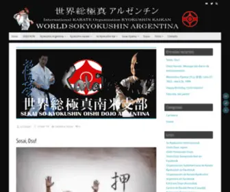 Kyokushin.com.ar(Kyokushin) Screenshot