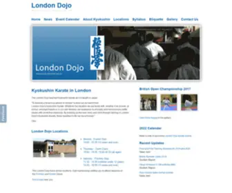 Kyokushinkai.org.uk(London Dojo) Screenshot