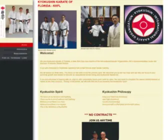 Kyokushinkaratefl.com(KKFL) Screenshot