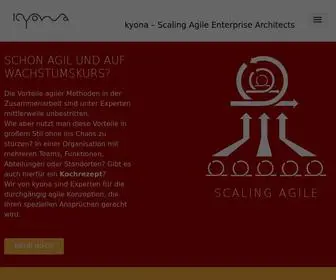 Kyona.eu(Scaling Agile Enterprise Architects) Screenshot