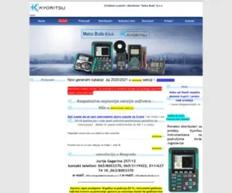 Kyoritsu-Instrumenti.com(Kyoritsu elektri) Screenshot