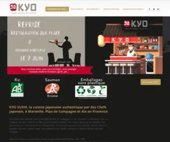 Kyosushi.com(Kyo Sushi) Screenshot