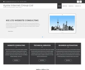 Kyoteinternet.com(Kyote Internet Group Ltd) Screenshot