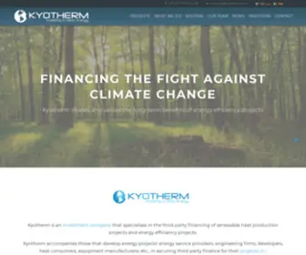 Kyotherm.com(WordPress) Screenshot