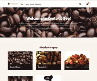 Kyotocoffee.ca(Environmentally Friendly Coffee) Screenshot