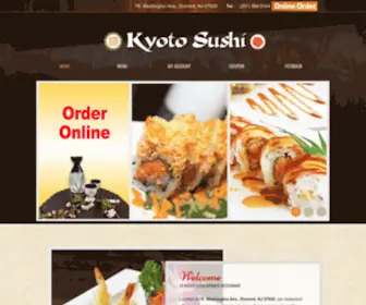 Kyotodumont.com(Kyoto Sushi Japanese Restaurant) Screenshot