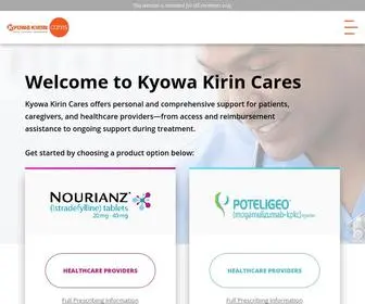 Kyowakirincares.com(Support services) Screenshot