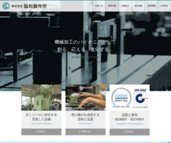 Kyowaseisakusho.co.jp(株式会社 協和製作所) Screenshot