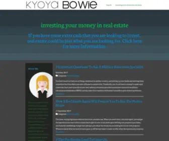 Kyoyabowie.com(Investing your money in real estate) Screenshot
