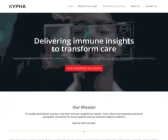 KYpha.net(Redefining and solving unmet needs in immune monitoring for clinical labs) Screenshot