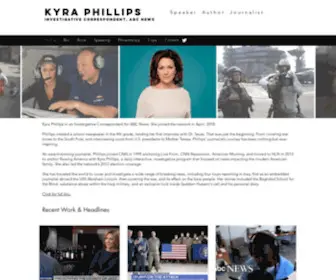 Kyraphillips.com(Kyra Phillips) Screenshot