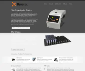 Kyratec.com(Innovative Solutions for Bioscience) Screenshot