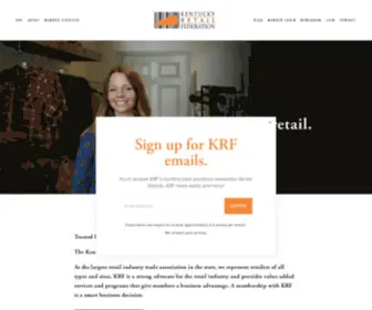 Kyretail.com(Kentucky Retail Federation) Screenshot