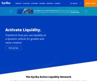 Kyriba.com(Kyriba treasury software) Screenshot