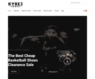 Kyrie3Shoes.us(Kyrie Shoes The Best Cheap Basketball Shoes Clearance Sale) Screenshot