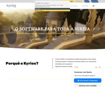 Kyrioschms.com(Kyrios ChMS) Screenshot