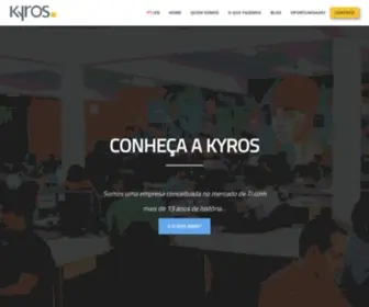 Kyros.com.br(Kyros Tecnologia) Screenshot