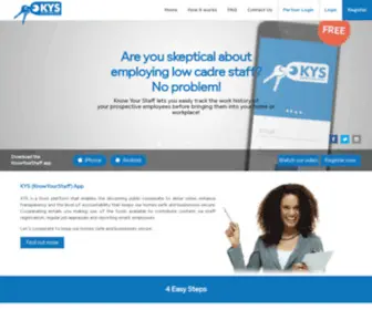 KYS.com.ng(KYS(KnowYourStaff)) Screenshot