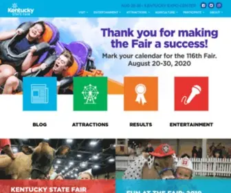 KYstatefair.org(Kentucky State Fair) Screenshot
