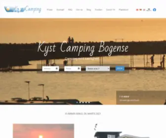 KYStcamping.dk(Kyst Camping Bogense) Screenshot