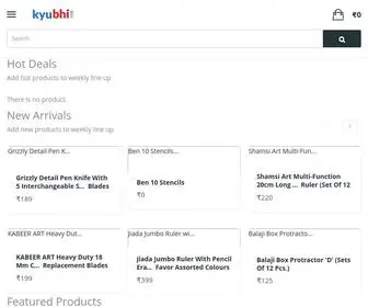 Kyubhi.com(Kyubhi India) Screenshot
