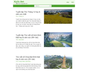 Kyuc.net(Là nơi chia sẻ văn thơ dành cho những người cùng chung sở thích) Screenshot