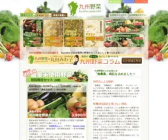 Kyusyu-Yasai.com(九州野菜は農薬未使用栽培) Screenshot