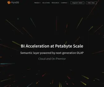 Kyvosinsights.com(Kyvos BI Acceleration Platform) Screenshot