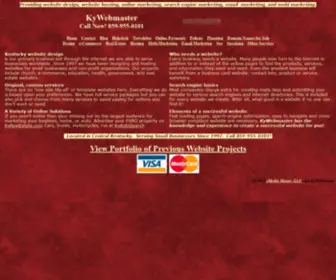 Kywebmaster.com(Kentucky Website Design and Hosting) Screenshot