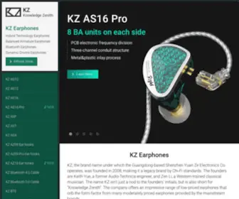 KZ-Audio.com(KZ Earphones) Screenshot