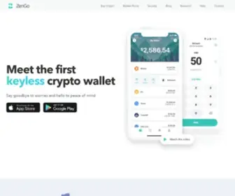 Kzencorp.com(Zengo Wallet) Screenshot