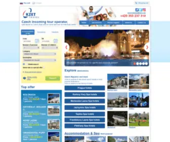 Kzet.com(Full service travel agency) Screenshot