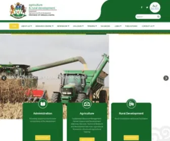 KZndard.gov.za(KZN Agriculture & Rural Development) Screenshot