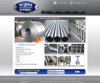 KZNstainlesssteel.co.za(KZN Stainless Steel) Screenshot