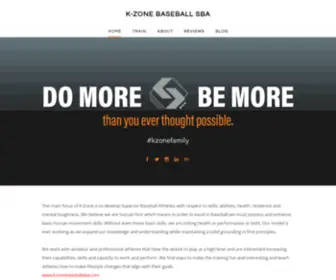 Kzoneacademy.com(K-ZONE BASEBALL SBA) Screenshot