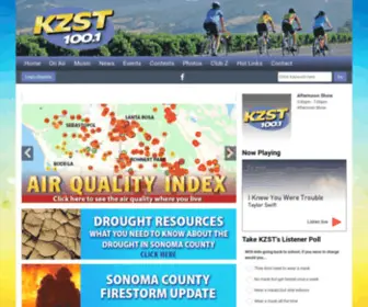 KZST.com(Sonoma County's Radio Station) Screenshot