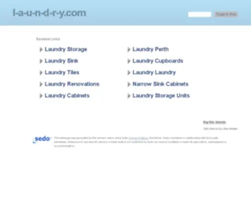L-A-U-N-D-R-Y.com(Clothing brand) Screenshot