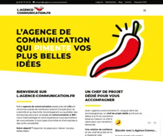 L-Agence-Communication.fr(L&#039;Agence Communication) Screenshot