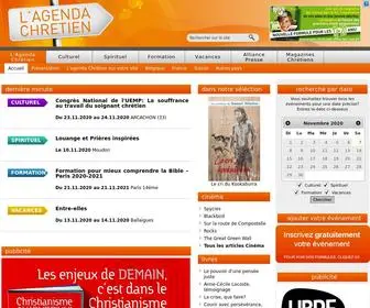 L-Agenda-Chretien.com(L'agenda des activités et événements chrétiens en France) Screenshot