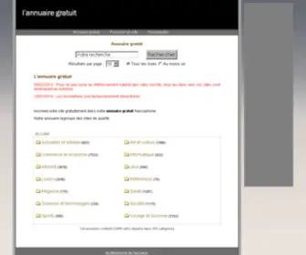 L-Annuaire-Gratuit.com(L Annuaire Gratuit) Screenshot