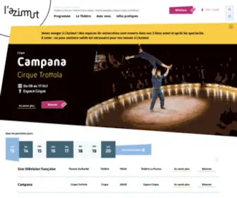 L-Azimut.fr(L'Azimut c'est trois lieux et une programmation ouverte à tous à Antony et Châtenay) Screenshot