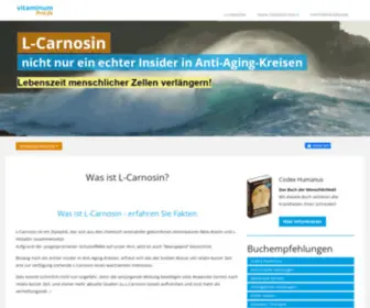 L-Carnosin-Info.com(Beta-Alanin, L-Histadin, Neuropeptid) Screenshot