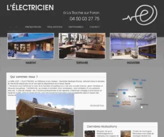 L-Electricien.fr(L'électricien à La Roche sur Foron) Screenshot