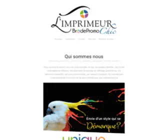 L-Imprimeur.ca(L'imprimeur qui nous sommes) Screenshot