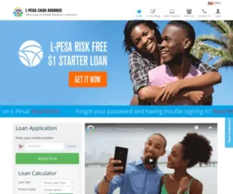 L-Pesa.com(Micro Loans with Mobile Banking) Screenshot