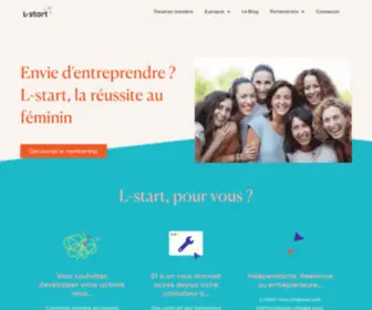 L-Start.com(L-start la réussite entrepreneuriale au féminin) Screenshot