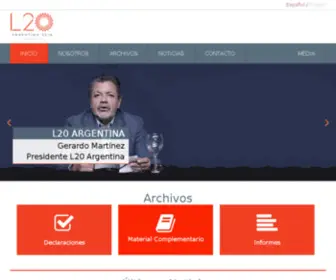 L20Argentina.org(L20 Argentina) Screenshot