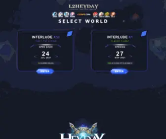 L2Heyday.com(La2 Interlude Server) Screenshot