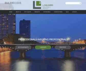 L2Insuranceagency.com(Lawyers, Dental Malpractice Insurance) Screenshot