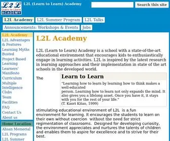 L2Lacademy.org(L2L (Learn to Learn) Academy) Screenshot